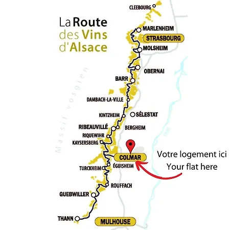Le Rosacker - Proche Centre Ville Et Gare - Terrasse - Parking Gratuit - 2 Chambres - 2 Salles D'Eau - Netflix - A 10 Min Du Marche De Noel